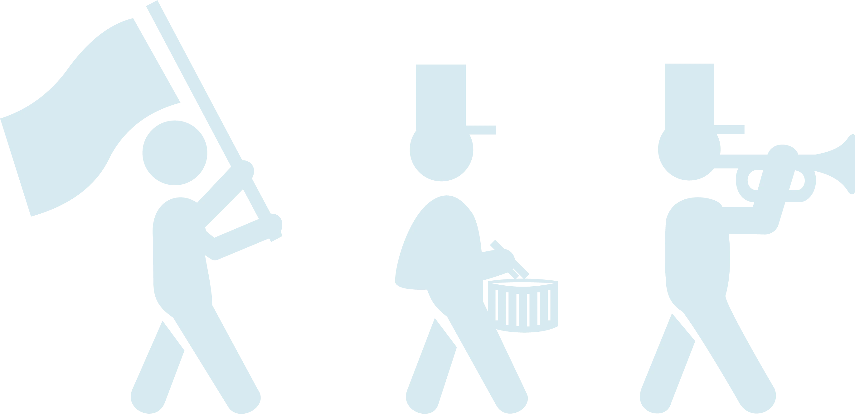 Band icons.